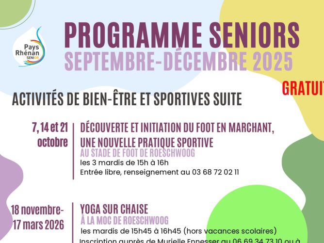 Ateliers seniors : découverte et initiation au foot en marchant, une nouvelle pratique sportive