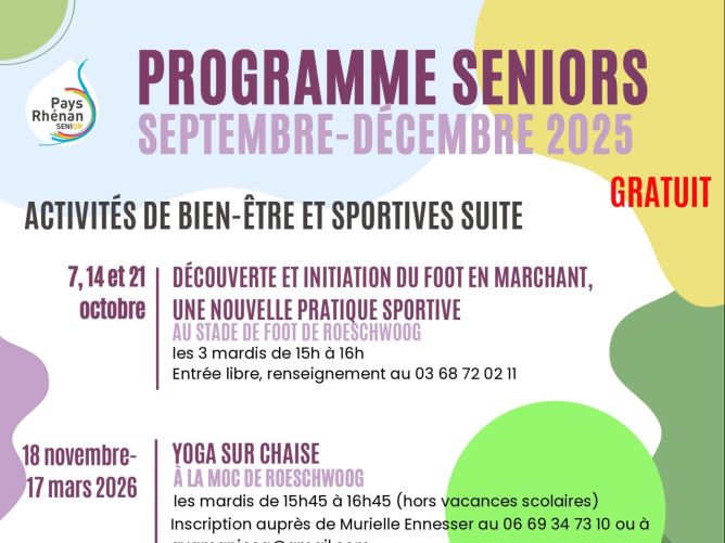 Ateliers seniors : découverte et initiation au foot en marchant, une nouvelle pratique sportive