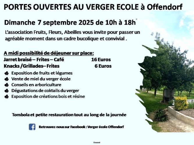 Portes ouvertes au verger école