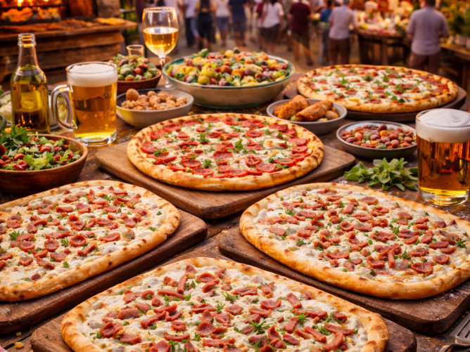 Tartes flambées et pizzas à volonté - Au Fil des Ans 