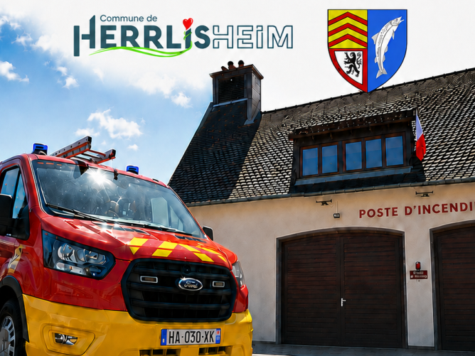 Inauguration de la caserne rénovée des pompiers de Herrlisheim et Offendorf